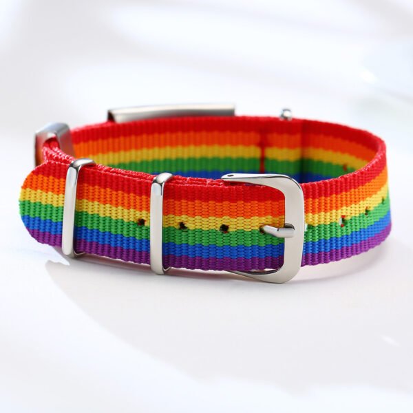 Manilla de Identificación Personalizada Arcoiris - Image 3