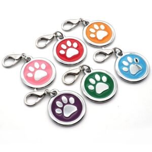 Placa Identificación Perros Gatos. Personalizada Sowa