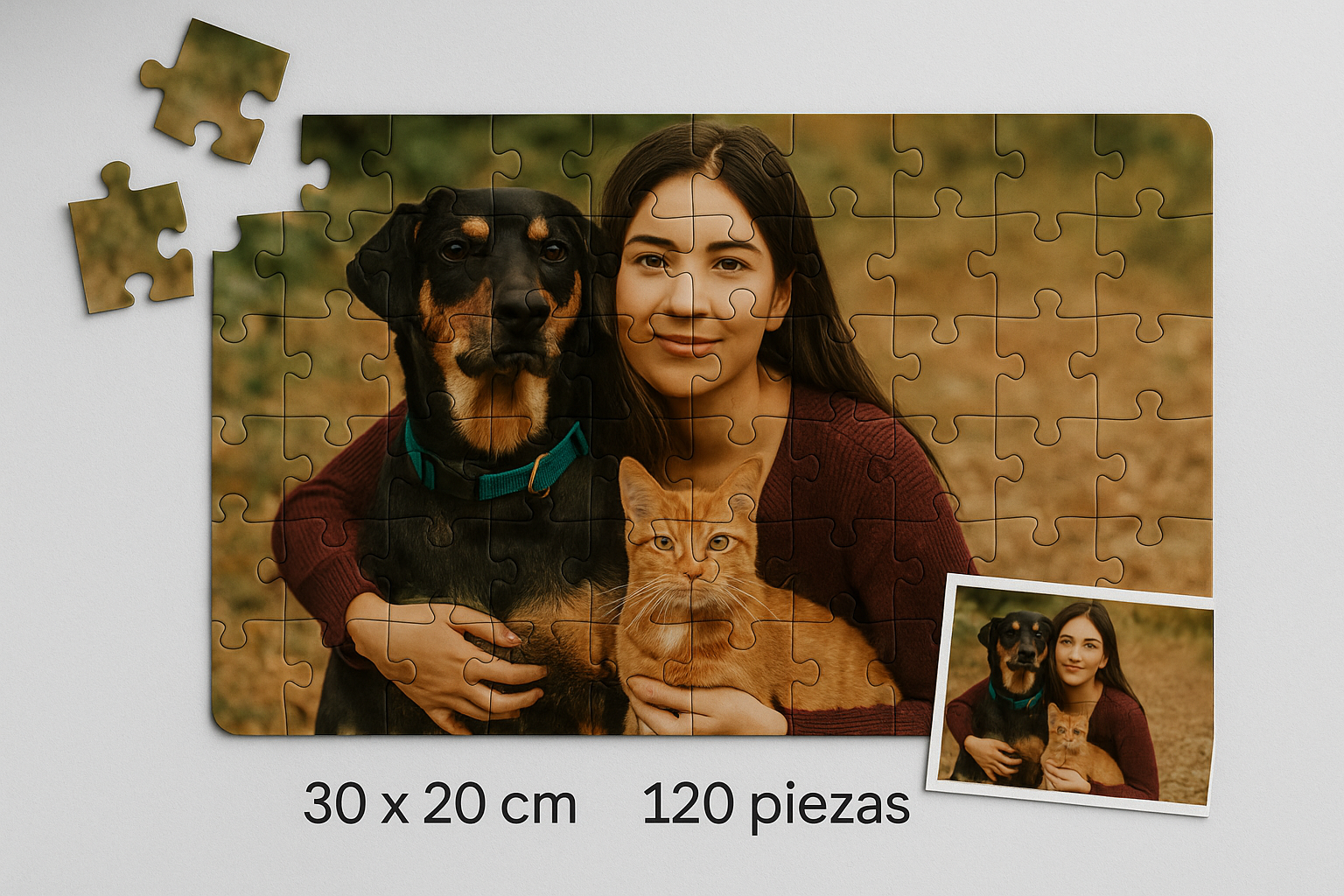 Rompecabezas Personalizado. Cualquier Foto. 120 Fichas - Image 3